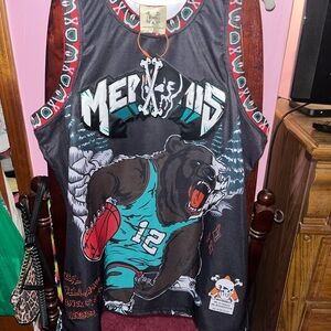 Morant Memphis Graphic Basketball Jersey BNWT